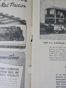 Locomotive Railway Carriage & Wagon Review #705  1951 May 15th