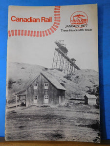 Canadian Rail #300 January 1977 Canadian Railroad Historical Society
