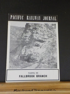 Pacific Railway Journal Vol 2 #4 1957 November Santa Fe Fallbrook Branch