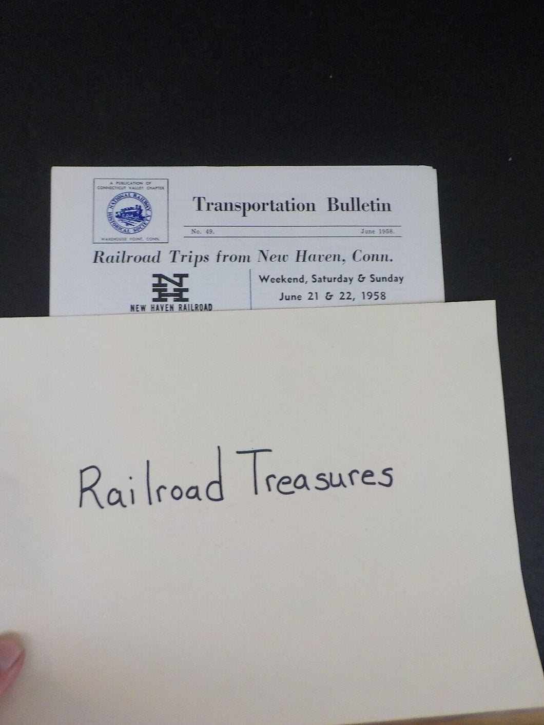 Transportation Bulletin #49 Railroad Trips from New Haven, Conn