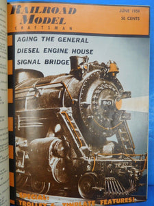 Railroad Model Craftsman Magazine Bound Volume 28 June 1959 - May 1960 RMC