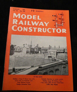 Model Railway Constructor 1953 August #233 LMS 20 ton goods brake Buoy wagon Tal