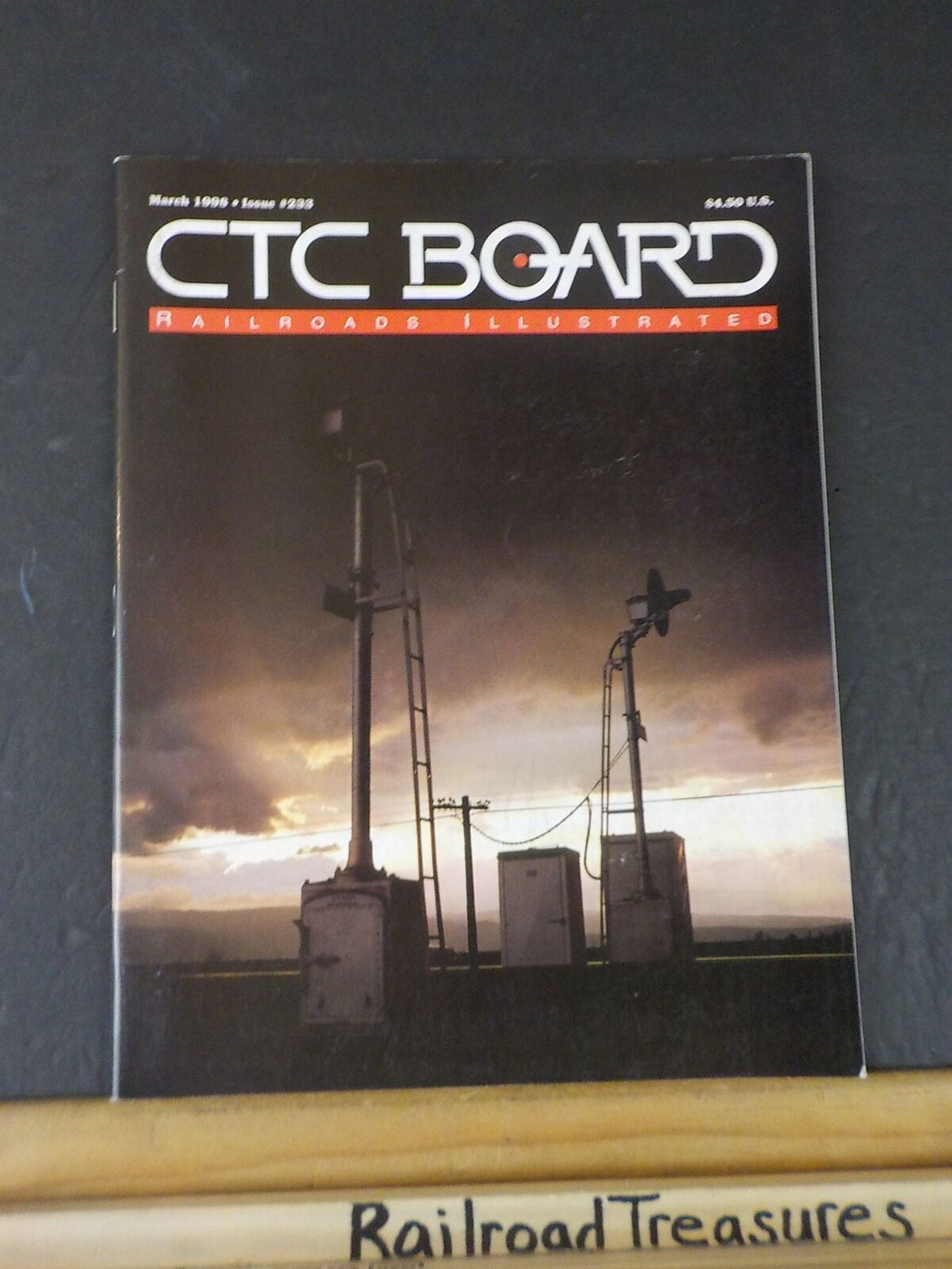 CTC Board Railroads Illustrated #233 March 1998  Railroad News Photos Brooten Li