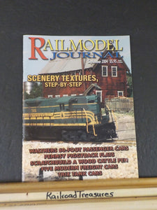 RailModel Journal 2004 September Scenery Textures Step by Step