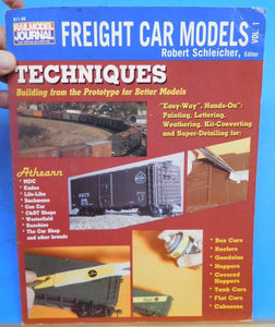 Freight Car Models Vol 1 Techniques Soft Cover 1992