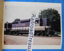 Photo Southern Railroad Locomotive #2529 8 X 10 Color Columbus Mississippi 1970