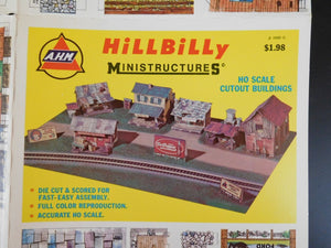 Hillbilly Ministructures AHM  #5680 G HO scale Cutout Buildings