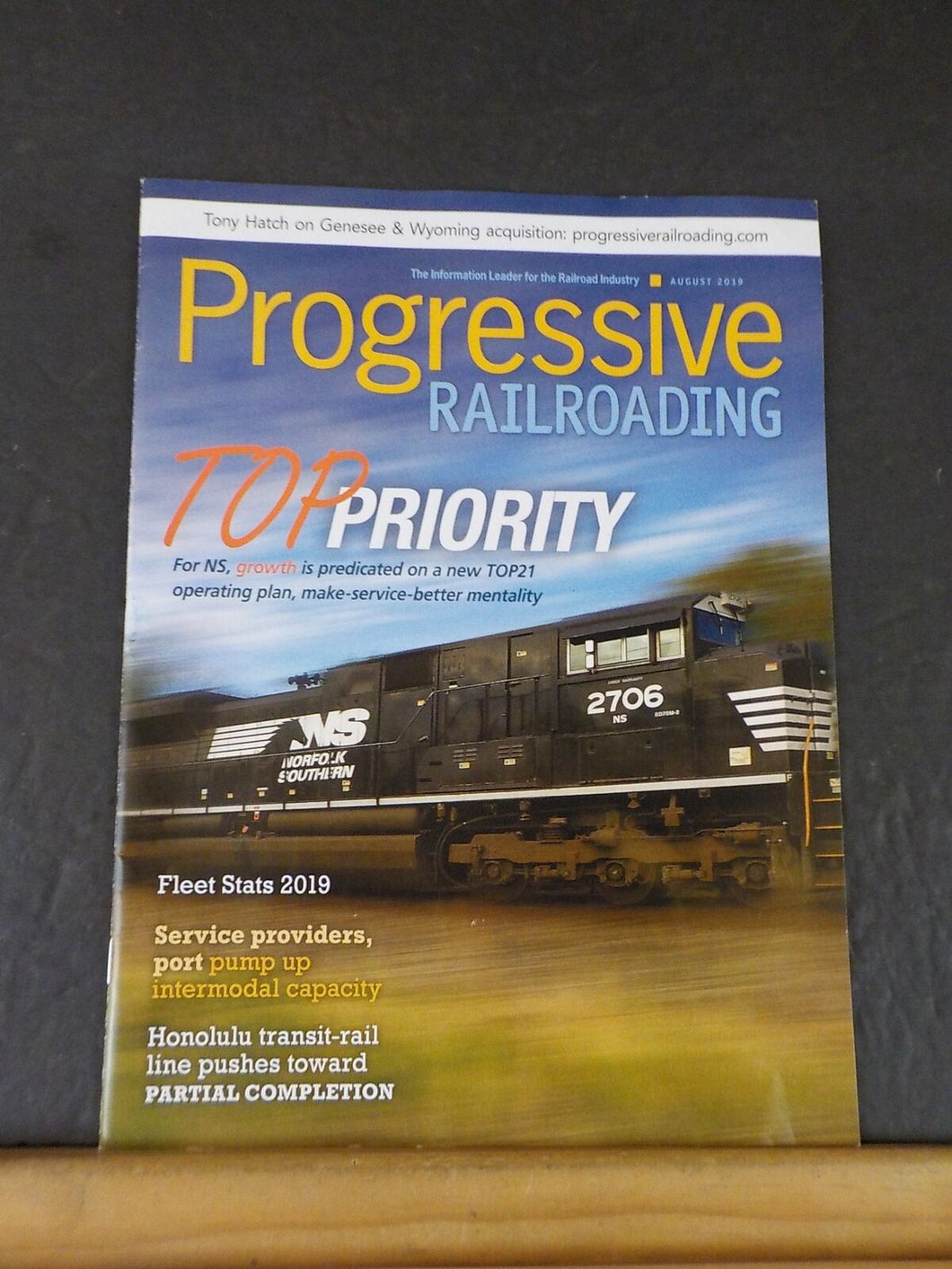 Progressive Railroading 2019 August Top priority Norfolk Southern