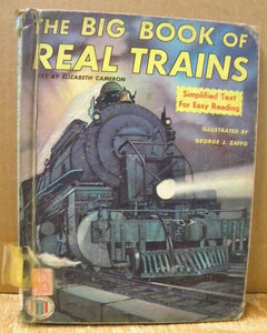 Big Book Of Real Trains, The By George Zaffo 1973 edition Hard Cover Childrens B