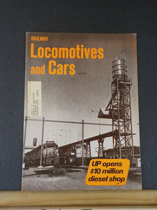 Railway Locomotives and Cars 1971 July Railway UP Diesel shop  Better truck
