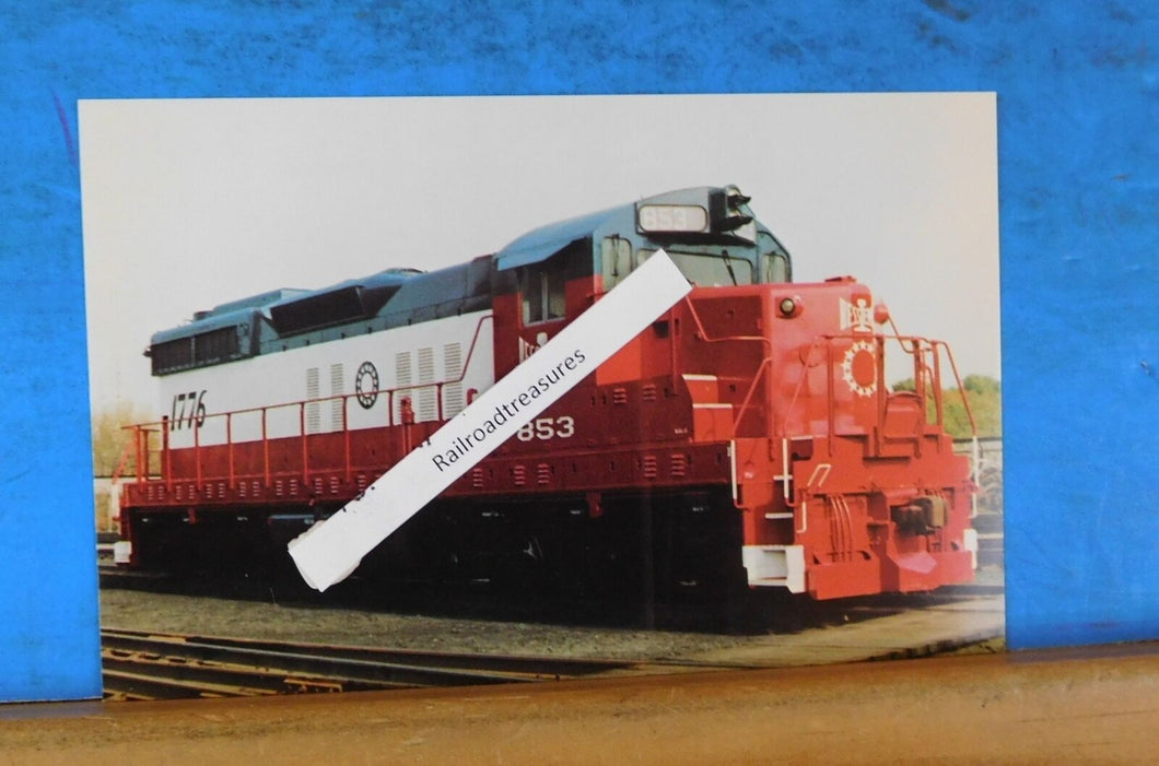 Postcard Bessemer and Lake Erie Railroad Company locomotive Unit Number 853