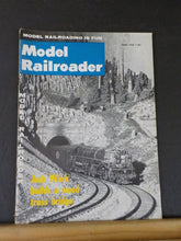 Model Railroader Magazine 1960 April Jack work builds a wood truss bridge