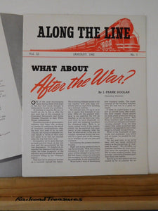 Along the Line 1942 January New York New Haven & Hartford Employee Magazine