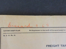 Nashville Chattanooga & St. Louis Railway 1953-1968 Terminal tariff / freight ta