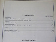 Erie Railroad Chicago & Eri RR Local frt tariff List freight stations 1918-52 (3