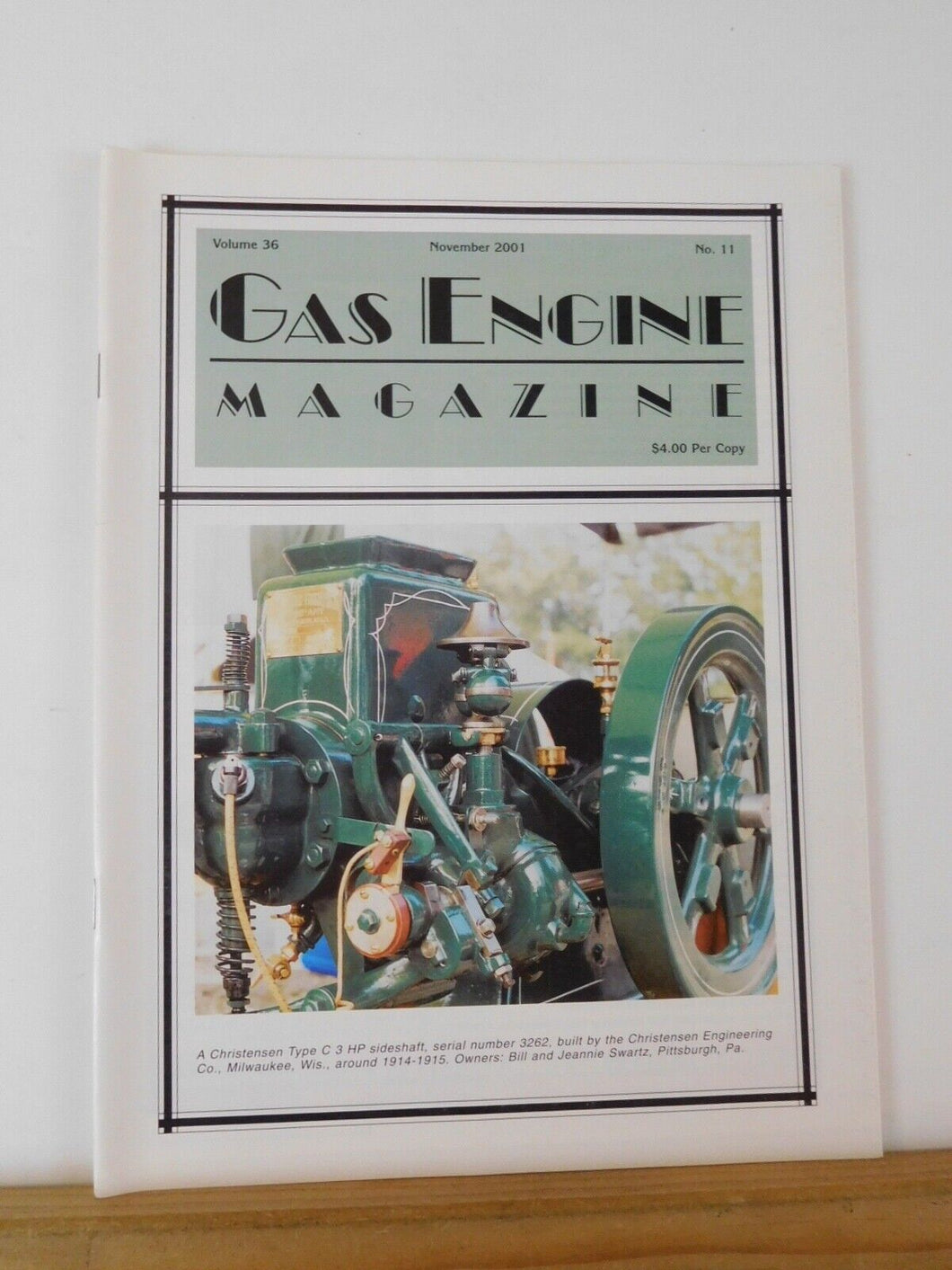 Gas Engine Magazine 2001 November 1913 New Holland 2 HP David Bradley Tractors