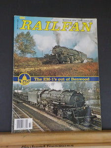 Railfan Magazine 1976 Winter Vol.1  # 9 EM-1s out of Benwood Milpitas