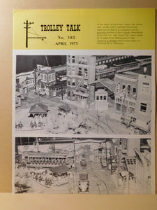 Trolley Talk #108 1975 April Cincinnati & Lake Erie Railroad models. Box Trailer