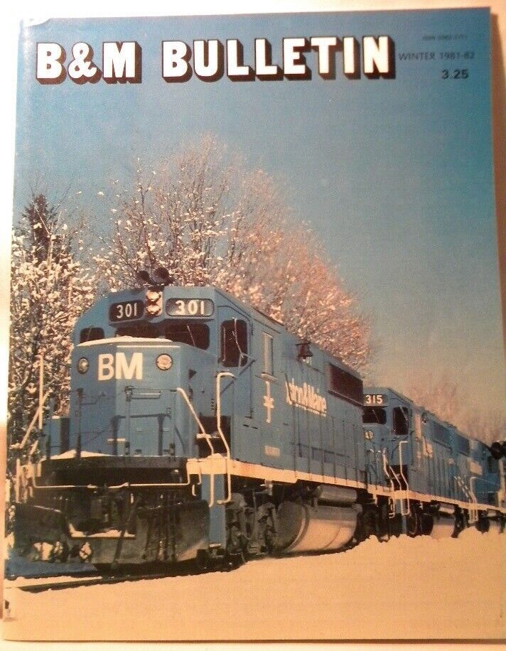 B&M Bulletin Vol 11 #2 1981-1982 Winter Prides crossing wreck York & Cumberland