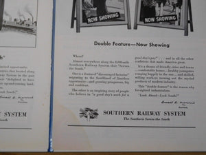 Ads Southern Railway System Lot #22 Advertisements from various magazines (10)