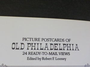 Picture Postcards of Old Philadelphia by Robert F Looney 24 ready to mail views