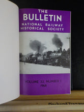 NRHS Bulletin Bound Vol 33-34 1968-69   12 issues National Railway Historical So