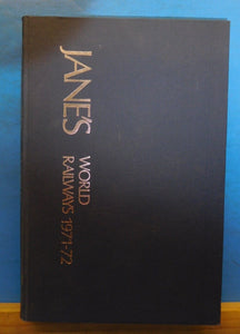 Jane's World Railways 1971 - 1972  Hard Cover 14th edition