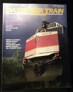 Passenger Train Journal #183 1993 March Boston    Inside Amtrak repair facility