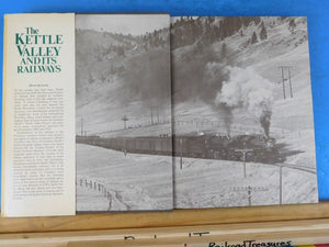 Kettle Valley And Its Railways BY Hal Riegger w/ dust jacket