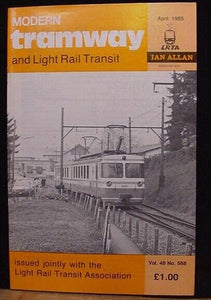 Modern Tramway and Light Railway Transit #568 Vol 48 April 1985 China