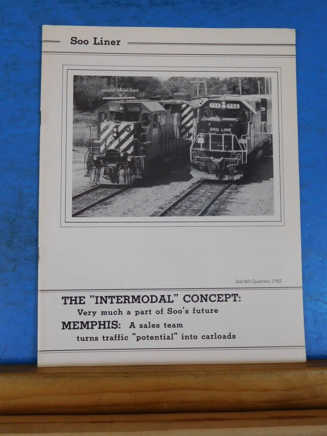 SOO Liner 1982 3rd / 4th  qtr Employee magazine The Intermodal concept