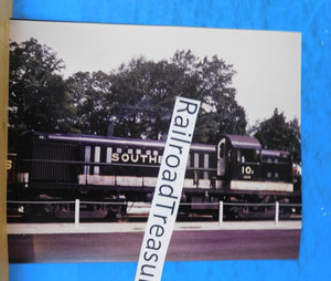 Photo Southern Railroad Locomotive #10 8 X 10 Color Spartanburg SC 1972