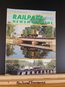 Rail Pace News Magazine 1985 October Railpace Light rails to Lowville River RR