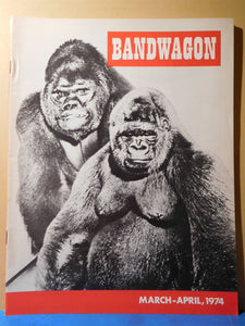Bandwagon 1974 March April Circus Magazine Juggling 3 Equestrian Acts Bill Griff