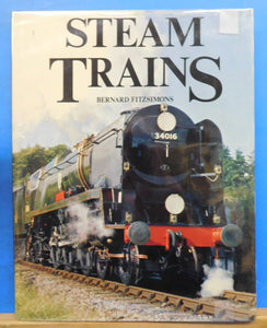 Steam Trains By Bernard Fitzsimons Dust jacket 1982 95 Pages Africa British Amer