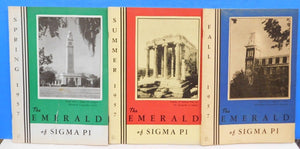 The Emerald of Sigma Pi Lot of (8) Issues 1957-1969