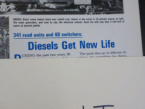 Southern Pacific Bulletin 1972 January Vol56 #1 New Life For Tired Diesels