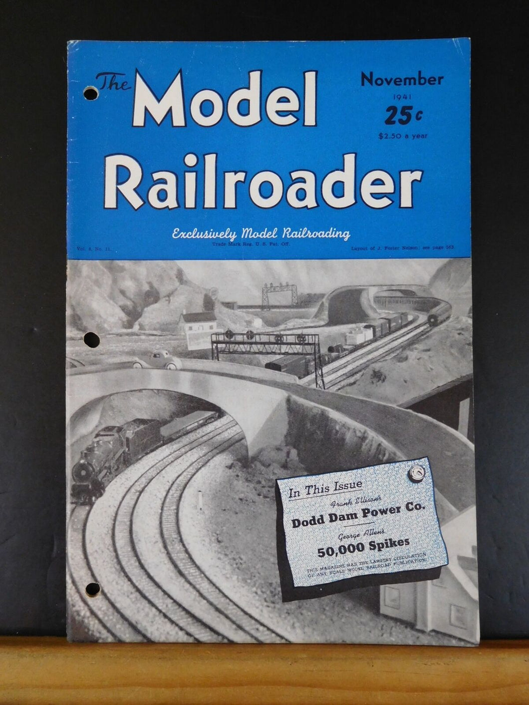Model Railroader Magazine 1941 November Baggage car plans Reversing volt meter