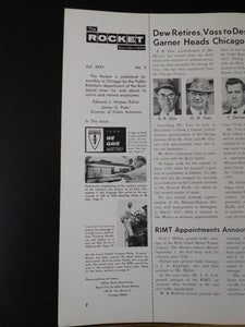 Rocket, The 1965 September-October Vol. XXIV No. Rocket Island Employee Magazine
