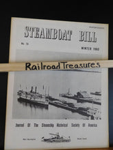 Steamboat Bill #76 Winter 1960 Journal of the Steamship Historical Society