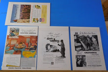 Ads Union Pacific Railroad Lot #45 Advertisements from various magazines (10)