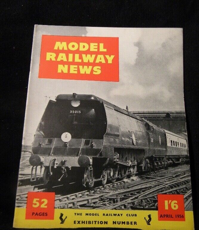 Model Railway News 1956 April Wire auto signals Clifton Bridge station NBR 2-2-2