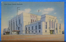 Postcard Union Depot Omaha Nebraska Postmarked 1948 To John Myers