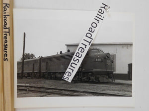 Photo Missouri Pacific Locomotive #801 8 X 10 B&W MP Memphis TN 8/11/1967