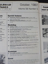 Railroad Model Craftsman Magazine 1987 October Logging incline Detail LNE FA1 VA