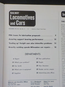 Railway Locomotives and Cars 1972 December Railway Scaling up freight cars Milw
