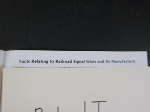 Key Lock and Lantern Magazine #73 Facts Relating to Railroad Signal Glass and It