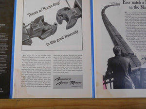 Ads Association of American Railroads Lot #10 Advertisements from magazines (10)