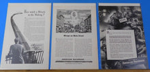Ads Association of American Railroads Lot #5 Advertisements from magazines (10)