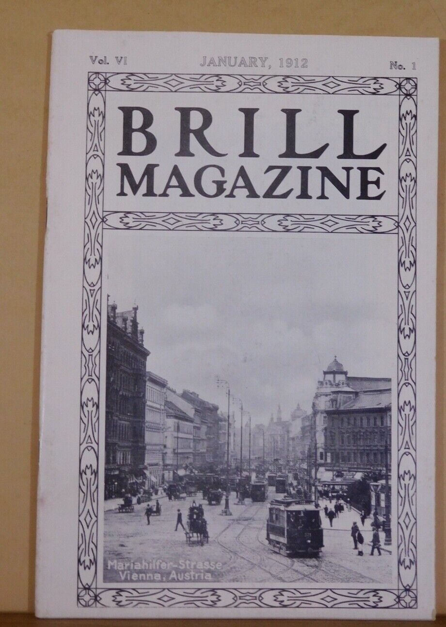 Brill Magazine 1912 January Refrigerator cars single truck city cars